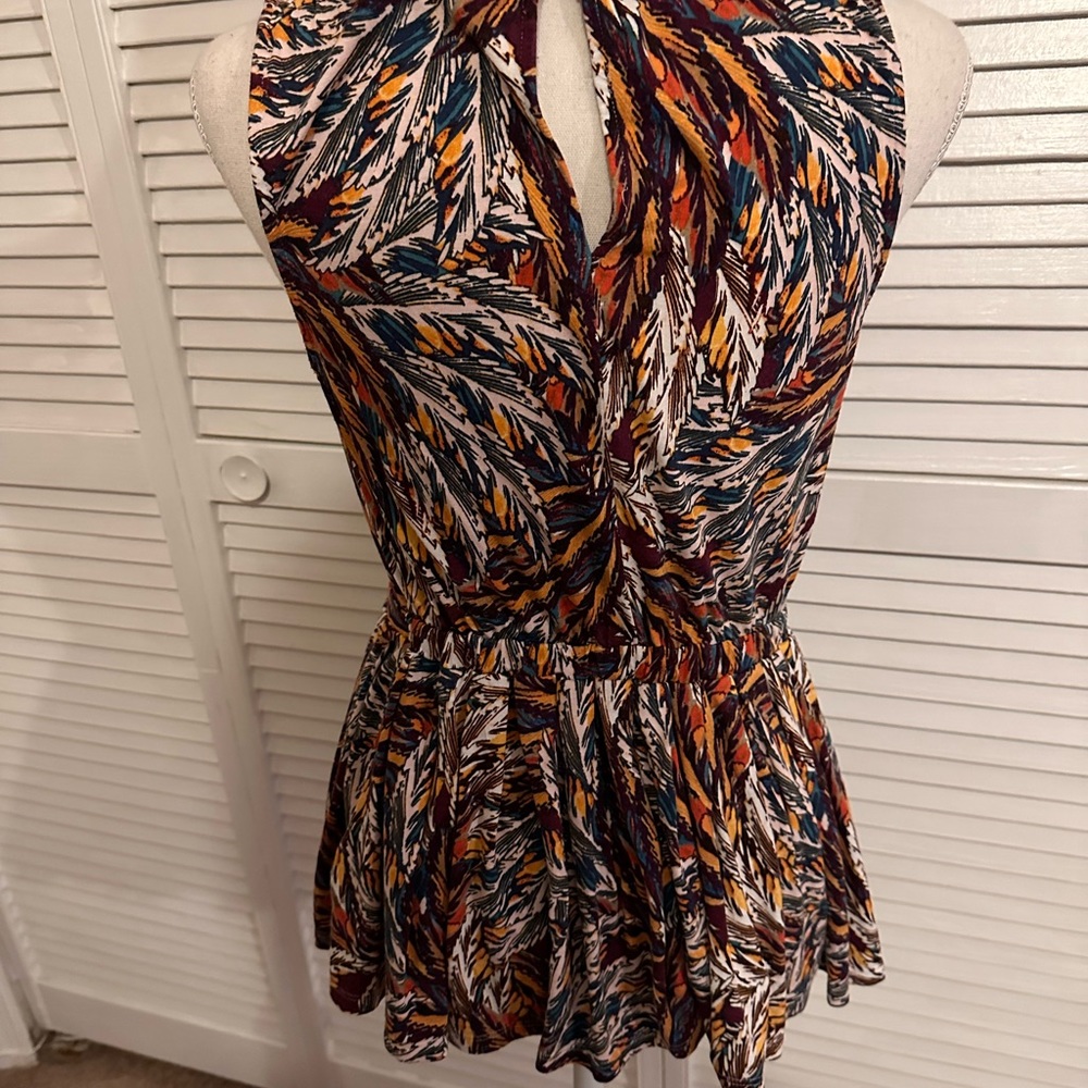 Fun, ANTHRO patterned peplum - Picture 2 of 4